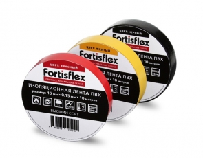 Изолента ПВХ 15x0.15х10 синяя | 71227 | Fortisflex