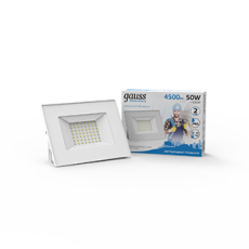 Прожектор светодиодный LED 50W IP65 6500К белый | 613120350 | Gauss