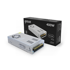 Блок питания для светодиодной ленты LED STRIP PS 400W 12V IP20 | 202003400 | Gauss