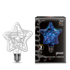 Лампа светодиодная LED Vintage Star RGB | 160802008 | Gauss