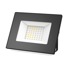 Прожектор светодиодный 50W 3350lm IP65 3000К черный | 613527150 | Gauss