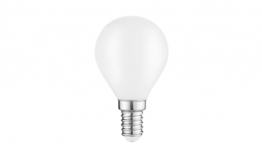 Лампа светодиодная Filament Шар 9W 610lm 4100К Е14 milky диммируемая LED 1/10/50 | 105201209-D | Gauss