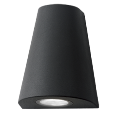 Светильник садово-парковый Sigma настенный архитектурный, GU10, 125*88*156mm, 170-240V / 50Hz, 1xMax.35W, IP54 | GD163 | Gauss
