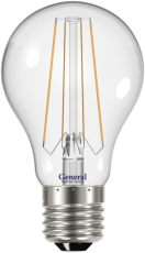 Лампа светодиодная LED 10Вт Е27 220В 4500К GLDEN-A60S-10-230-E27-4500 filament | 645800 | General