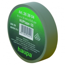 Изолента ПВХ, цвет серый, шир. 25 мм, длина 20 м, d 74 мм | 263866 | Haupa