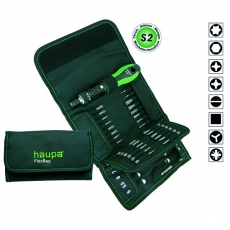 Набор: Отверка с трещоточным механизмом со сменными наконечниками 