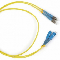 Патч-корд FC-S2-9-FC/UR-SC/AR-H-1M-LSZH-YL волоконно-оптический (шнур) SM 9/125 (OS2), FC/UPC-SC/APC, 2.0 мм, simplex, LSZH, 1 м | 248422 | Hyperline
