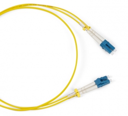 Патч-корд FC-D2-9-LC/AR-LC/UR-H-2M-LSZH-YL волоконно-оптический (шнур) SM 9/125 (OS2), LC/APC-LC/UPC, 2.0 мм, duplex, LSZH, 2 м | 248990 | Hyperline