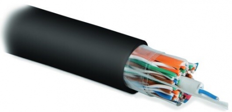 Кабель витая пара UUTP25W-C5-S24-OUT-PE-BK (UTP25W-C5-SOLID-OUTDOOR-PE)неэU/UTP,одн(solid),вне,PE,-40°C-+60°C,чер. | 36309 | Hyperline