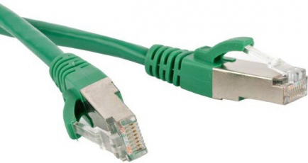 PC-LPM-SFTP-RJ45-RJ45-C6-1M-LSZH-GN Патч-корд SF/UTP, экранированный, Cat.6 (100% Fluke Component Tested), LSZH, 1 м, зеленый | 264455 | Hyperline