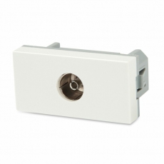 M45/2-PAL-WH Модуль розетки TV, 1М, 45x22.5мм, белый | 249958 | Hyperline