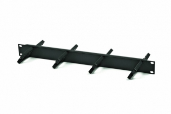 Организатор кабельный CM-1U-PL-DBL с пластиковыми кольцами, двухсторонний, 19