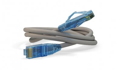 Патч-корд PC-LPM-UTP-RJ45-RJ45-C6-0.3M-LSZH-GY U/UTP, Cat.6, LSZH, 0.3 м, серый | 230190 | Hyperline