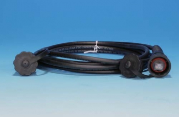 PC-IE-LPM-UTP-RJ45-RJ45-C6-2M-BK Промышленный патч-корд U/UTP, IP67, Cat.6, с защитными крышками, 2 м, черный | 46046 | Hyperline