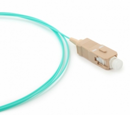 Пигтейл FPT-B9-503-SC/PR-1M-LSZH-AQ волоконно-оптический MM 50/125(OM3), SC, 1 м, LSZH | 34486 | Hyperline