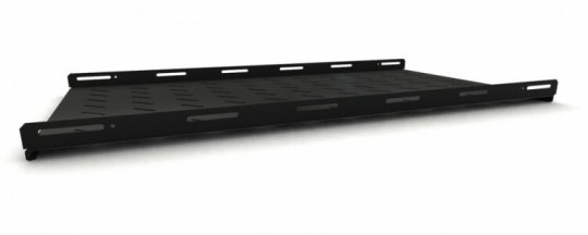 Полка стационарная TSH3L-1050-RAL9004,гл.1050 мм, с бок.крепл.,нагр.до 20 кг,д. шк. сер. TTB, TTBR, TTC2, 485х1050мм (ШхГ),черн. | 397124 | Hyperline