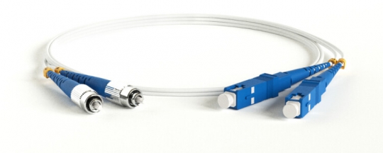 Патч-корд FC-D2-9A1-FC/UR-SC/UR-H-2M-LSZH-WH волоконно-оптический (шнур) SM 9/125 (G657), FC/UPC-SC/UPC, 2.0 мм, duplex, LSZH, 2м | 238632 | Hyperline