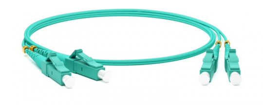 Патч-корд FC-D2-503-LC/PR-LC/PR-H-3M-LSZH-AQ волоконно-оптический (шнур) MM 50/125(OM3), LC-LC, duplex, 10G/40G, LSZH, 3 м | 34455 | Hyperline