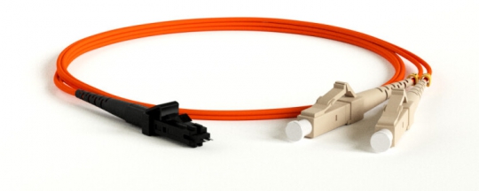 FC-D2-62-LC/PR-MTRJM/PR-H-3M-LSZH-OR Патч-корд волоконно-оптический (шнур) MM 62.5/125, MTRJ(папа)-LC, 2.0 мм, duplex, LSZH, 3 м | 27791 | Hyperline