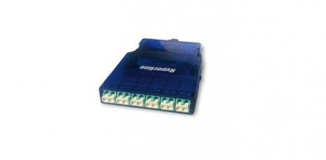 PPTR-CSS-1-6xDLC-MM/AQ-BL Корпус кассеты для оптических претерминированных решений, 6 дуплексных портов LC/PC, ввод кабеля| 236811 | Hyperline