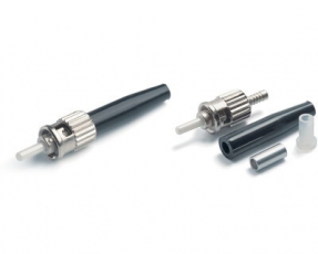 Коннектор клеевой FK-STD-ST/SA-MM-UPC-SL-S3-BK ST/UPC, MM (для многомодового кабеля), simplex, 3.0мм, черный | 248504 | Hyperline