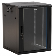 TWB-1845-SR-RAL9004 Шкаф настенный 19-дюймовый (19