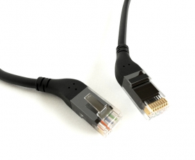 Патч-корд PC-APM-UTP-RJ45/R45-RJ45/R45-C6-2M-LSZH-BL U/UTP угловой, правый 45°-правый 45°, Cat.6, LSZH, 2 м, синий | 233020 | Hyperline