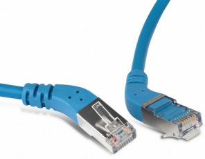 Патч-корд PC-APM-STP-RJ45/R45-RJ45/R45-C6-1M-LSZH-BL F/UTP угл.,экранир.правый 45°-правый 45°,Cat.6,LSZH,1м,синий | 233105 | Hyperline