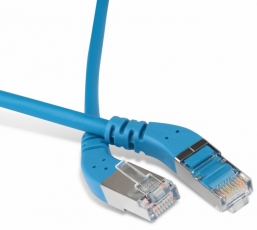 Патч-корд PC-APM-STP-RJ45/L45-RJ45/L45-C5e-1M-LSZH-BL F/UTP угл.,экранир.левый 45°-левый 45°,Cat.5e,LSZH,1м,синий | 232804 | Hyperline