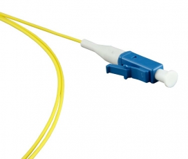 Пигтейл FPT-B9-9-LC/UR-1M-LSZH-YL волоконно-оптический SM 9/125 (OS2), LC/UPC, 1 м, LSZH | 36771 | Hyperline