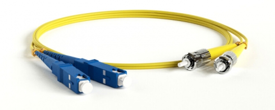 Патч-корд FC-D2-9-SC/UR-ST/UR-H-5M-LSZH-YL волоконно-оптический (шнур) SM 9/125 (OS2), ST/UPC-SC/UPC, 2.0 мм, duplex, LSZH, 5 м | 238492 | Hyperline
