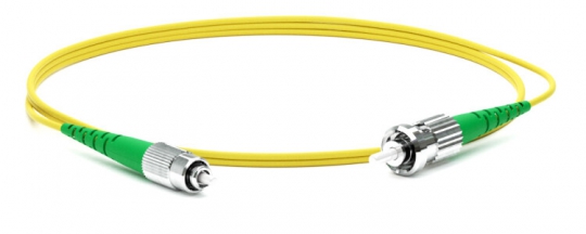 Патч-корд FC-S2-9-FC/AR-ST/AR-H-3M-LSZH-YL волоконно-оптический (шнур) SM 9/125 (OS2), FC/APC-ST/APC, 2.0 мм, simplex, LSZH, 3 м | 250693 | Hyperline