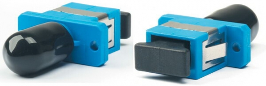 Адаптер проходной оптический FA-S11Z-SC/ST-N/BK-SL SC-ST, SM/MM, simplex, корпус металл, черные колпачки | 253090 | Hyperline