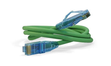 Патч-корд PC-LPM-UTP-RJ45-RJ45-C6-1M-LSZH-GN U/UTP, Cat.6, LSZH, 1 м, зеленый | 230209 | Hyperline