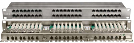 PPHD-19-48-8P8C-C6-SH-110D Патч-панель высокой плотности 19