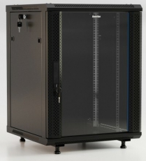 TWB-FC-1245-SR-RAL9004 Шкаф настенный 19-дюймовый (19