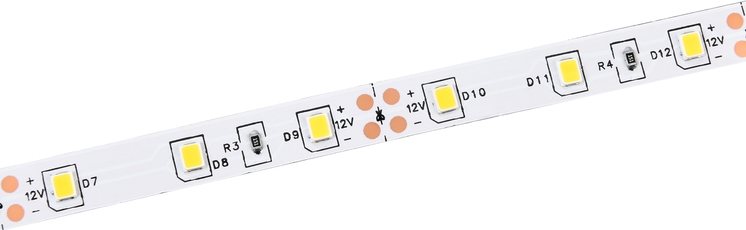 Лента светодиодная LEDx60/м 20м 4.8w/m 12в теплый белый