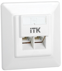 Внутренняя информационная розетка RJ45 кат. 5Е UTP 2 порта