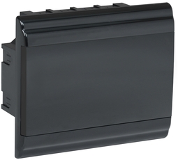 Корпус модульный пл. встр. ЩРВ-П-9 PRIME черный IP41