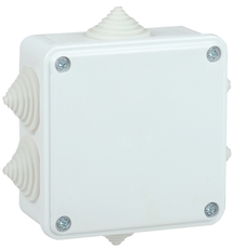 Коробка расп. КМ для о/п 100х100х45мм IP44 6 вв. белая