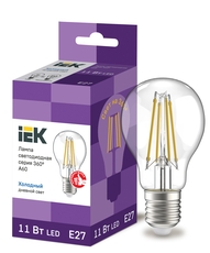 Лампа светодиодная LED 11вт Е27 холодный FILAMENT