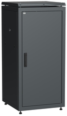 Шкаф сетевой 19дюйм ITK LINEA N 18U 600х600 мм металлическая передняя дверь черный