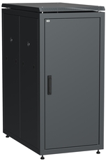 Шкаф сетевой 19дюйм LINEA N 18U 600х1000 мм металлическая передняя дверь черный