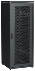 Шкаф сетевой 19' LINEA N 42U 800х800мм перфорированная передняя дверь задняя металлическая черный