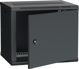 Шкаф настенный 19' LINEA W 6U 600x450мм металлическая дверь RAL9005
