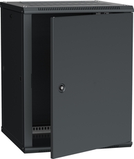Шкаф настенный 19' LINEA W 15U 600x600мм металлическая дверь RAL9005