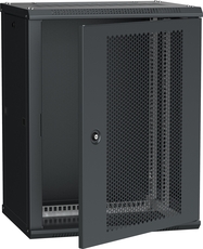 Шкаф LINEA W 15U 600x450 мм дверь перфорированная RAL9005