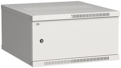 Шкаф LINEA WE 6U 600x650мм дверь металл серый