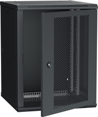 Шкаф LINEA W 15U 600x600 мм дверь перфорированная RAL9005