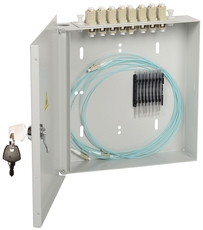 Кросс настенный укомплектованный LC (duplex) 4шт (OM3)